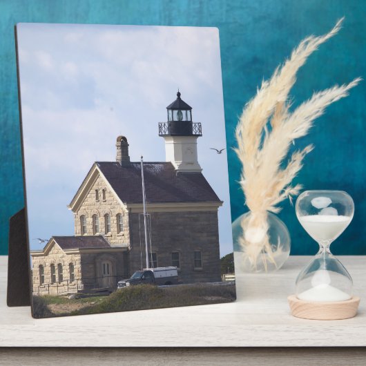 North Light Lighthouse Rhode Island Plaque  フォトプラーク (側面)
