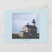 North Light Lighthouse Rhode Island Postcard  ポストカード (正面)