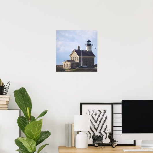 North Light Lighthouse Rhode Island Poster ポスター (ホームオフィス)