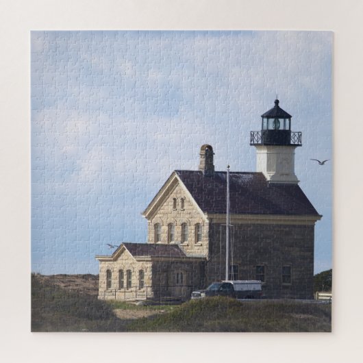 North Light Lighthouse Rhode Island Puzzle ジグソーパズル (縦)