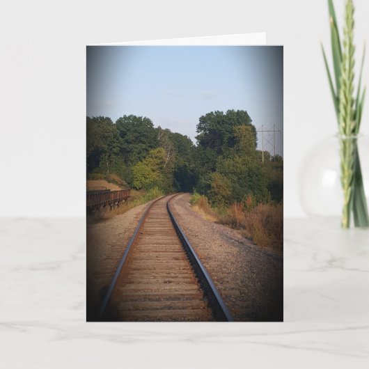 North Loop Railroad Tracksグッドカード カード (正面)