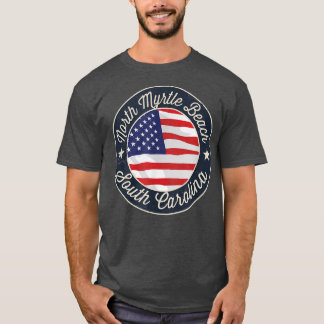 North Myrtle Beach - Patriotic South Carolina Souv Tシャツ