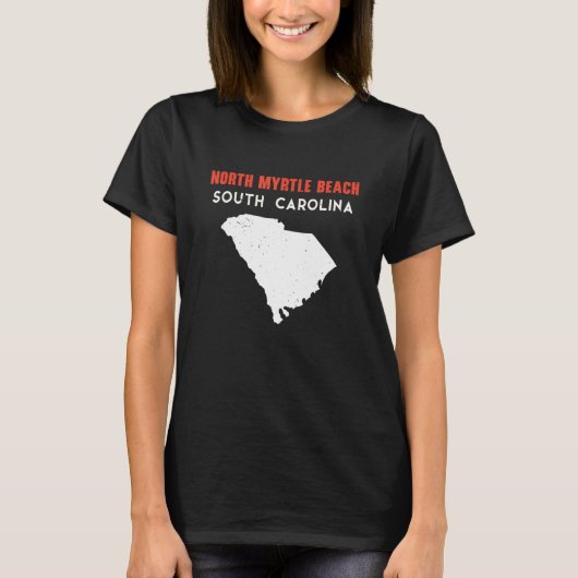 North Myrtle Beach South Carolina USA State Americ Tシャツ (正面)