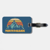 North Palisade California Retro Turquoise ラゲッジタグ (裏面横)