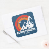 North Palisade California Sun Eagle スクエアシール (封筒)