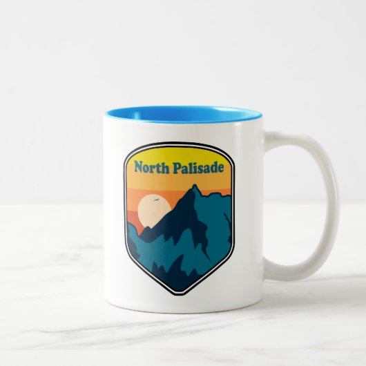 North Palisade California Sunrise ツートーンマグカップ (右)