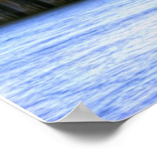 North Pier Light house with Tall Ship ポスター (角)