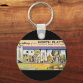 North Platte Nebraska_ヴィンテージ キーホルダー (正面)