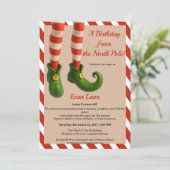 North Pole Birthday Magic | Enchanted Elf 招待状 (スタンド正面)