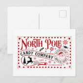 North Pole candy company シーズンポストカード (正面/裏面)