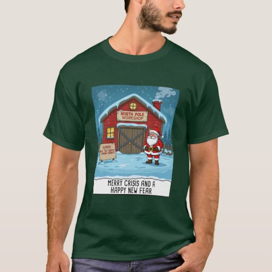 North Pole Cartoon Funny Tシャツ (正面)