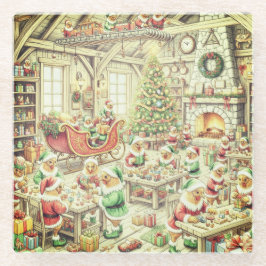 North Pole Chickens, Glass Coaster ガラスコースター