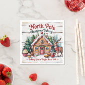 North Pole Christmas Bakery スタンダードカクテルナプキン (インサイチュ)