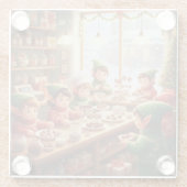 North Pole Confectionary ガラスコースター (裏面)