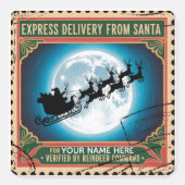 North Pole Delivery Stamp スクエアシール (正面)