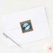 North Pole Delivery Stamp スクエアシール (封筒)