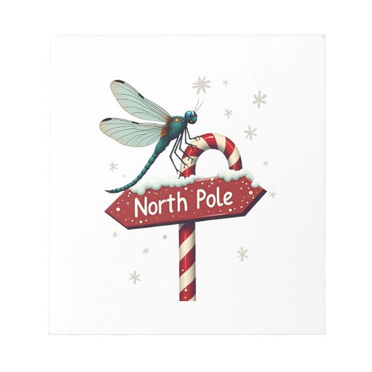 North Pole Dragonfly ノートパッド (正面)