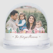 North Pole Elf Workshop Santa Pink Village Photo (裏面)