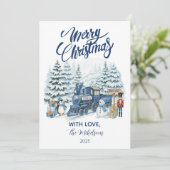 North Pole Express Christmas シーズンカード (スタンド正面)