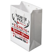North Pole Express Gift Bag - special delivery ミディアムペーパーバッグ (正面アングル)