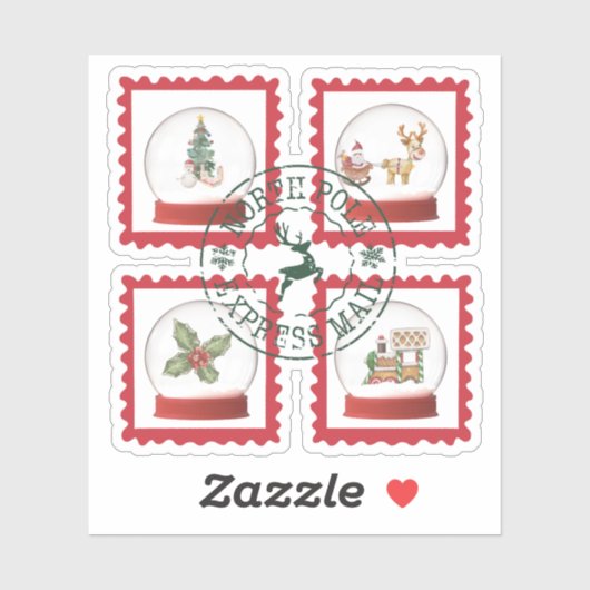 North Pole Express Mail – Christmas Sticker シール (シート)