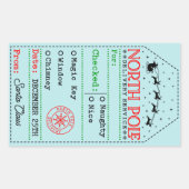 North Pole Express: Special Delivery Tag 長方形シール (正面)