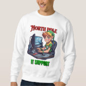 North Pole IT Support スウェットシャツ (正面)