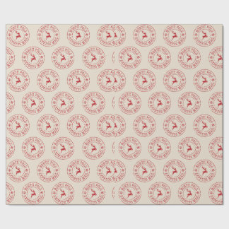 North Pole Mail Christmas Wrapping Paper ラッピングペーパー