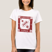 North Pole Postage Stamp Tシャツ (正面)