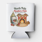 North Pole Readers Club Christmas Books Xmas Lover 缶クーラー (正面)