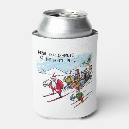 North Pole Rush Hour can cooler 缶クーラー (缶正面)
