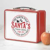 North Pole Santa's Work shop  メタルランチボックス (インサイチュ)