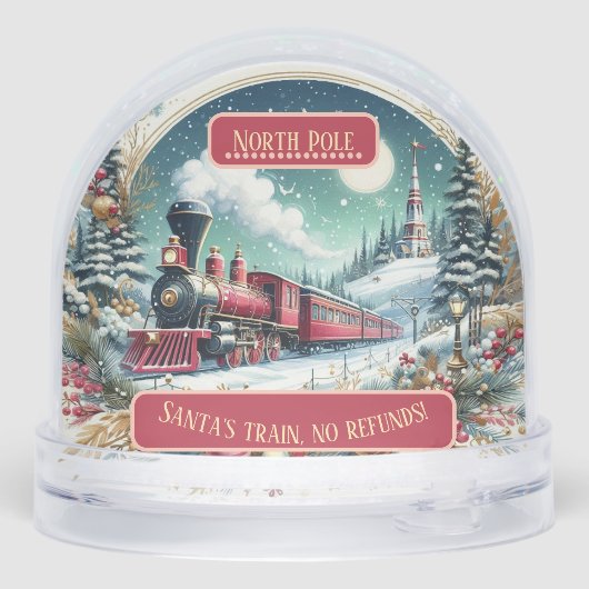 North Pole Snow Christmas Santas Train No Refunds (裏面)