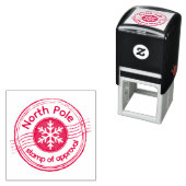 North Pole Stamp of Approval | Wood Art Stamp セルフインキングスタンプ (インサイチュ)