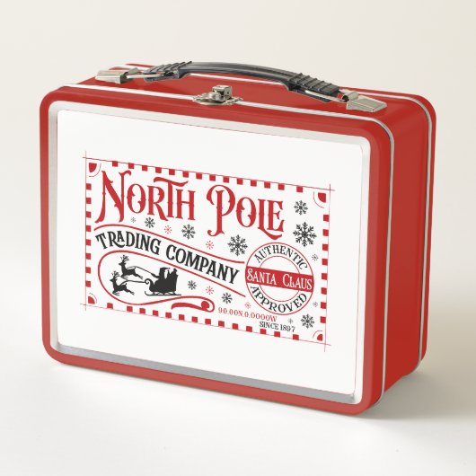 North Pole Trading Company メタルランチボックス (正面)