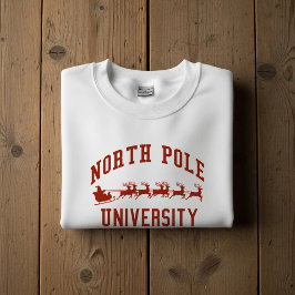 North Pole University Christmas Sweatshirt スウェットシャツ