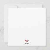 North Pole Wishes Elf Christmas Card シーズンカード (裏面)