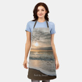 North Sea, Denmark picturesque sunset, エプロン (着用した状態)