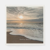 North Sea, Denmark picturesque sunset, スタンダードランチョンナプキン (正面)