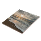 North Sea, Denmark picturesque sunset, タイル (側面)