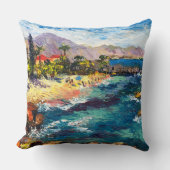 North Shore Hawaii 3 tables pillow クッション (正面)