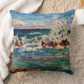 North Shore Thundering Waves in Hawaii pillow クッション (ブランケット)