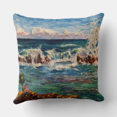 North Shore Thundering Waves in Hawaii pillow クッション (裏面)