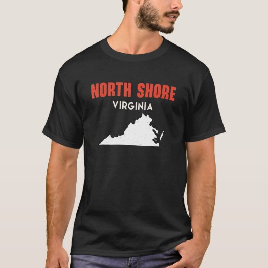 North Shore Virginia USA State America Travel Virg Tシャツ (正面)