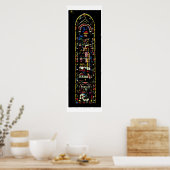 North transept windows; rose depicts the Old Testa ポスター (キッチン)