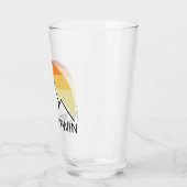 North Twin Mountain New Hampshire Retro タンブラーグラス (左)