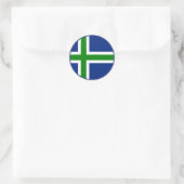 North Uist Flag ラウンドシール (バッグ)