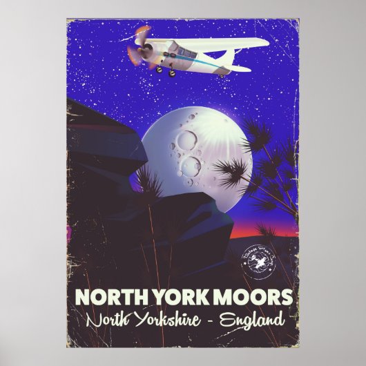 North York Moors England旅行ポスター ポスター (正面)