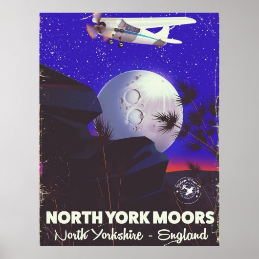 North York Moors England旅行ポスター ポスター (正面)