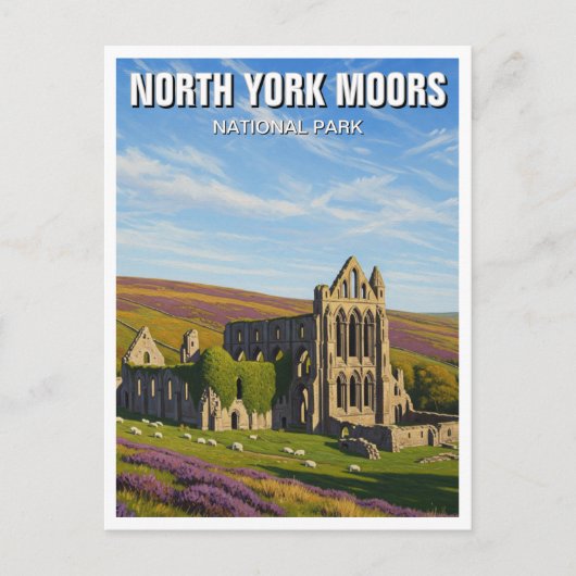 North York Moors National Park England ポストカード (正面)